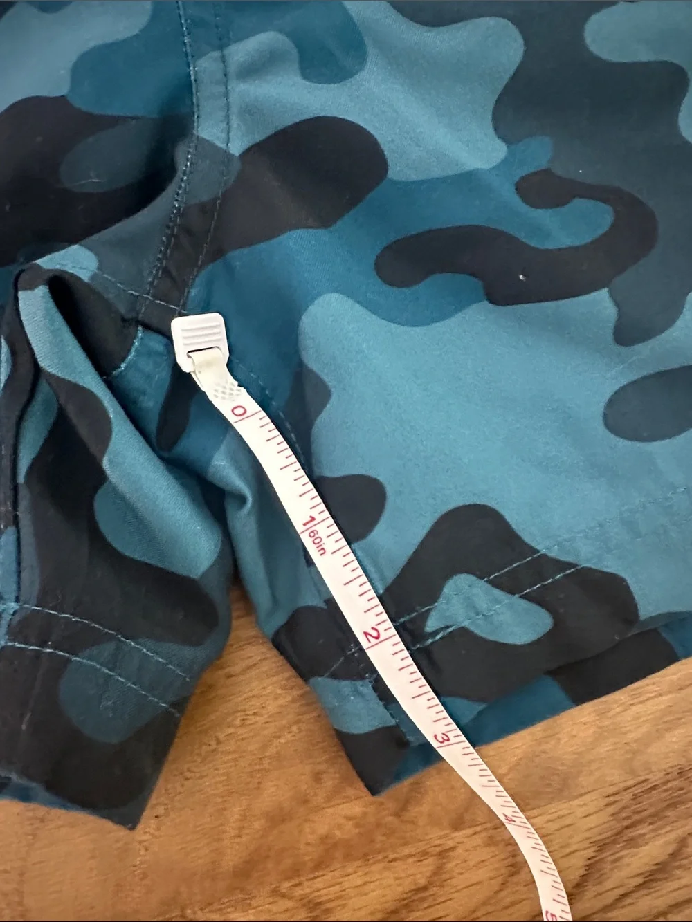 Bass Pro Shops Boys' Blue and Black Camo Swim Trunks